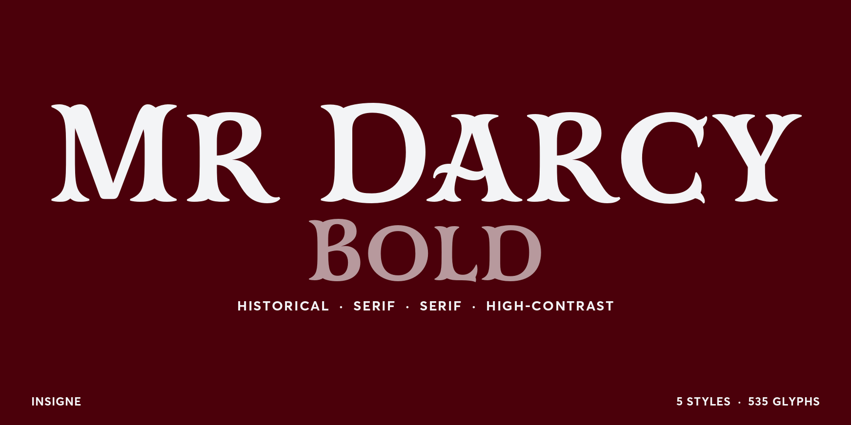Mr Darcy Bold Thumbnail #1