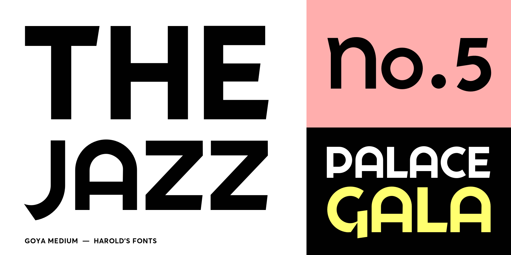 Goya Medium Font Poster #3