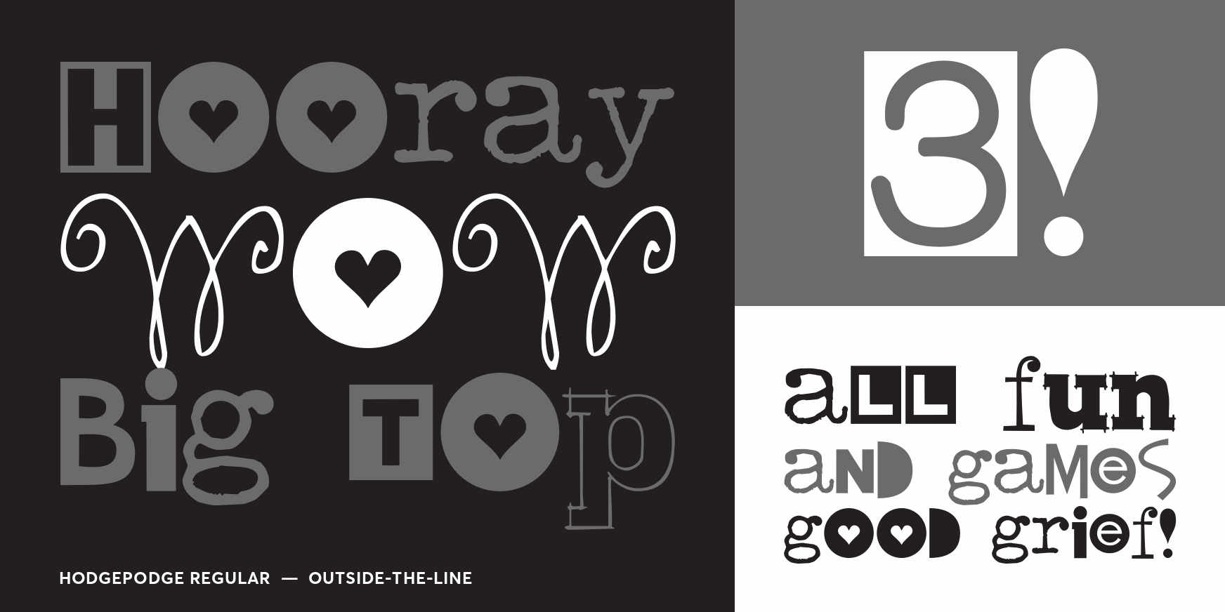 Hodgepodge Regular Font Poster #3