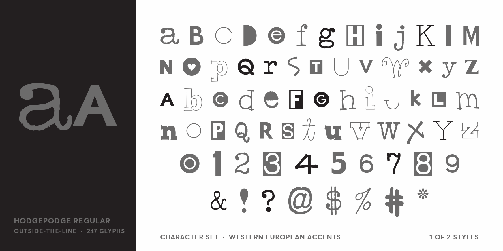 Hodgepodge Regular Font Poster #4