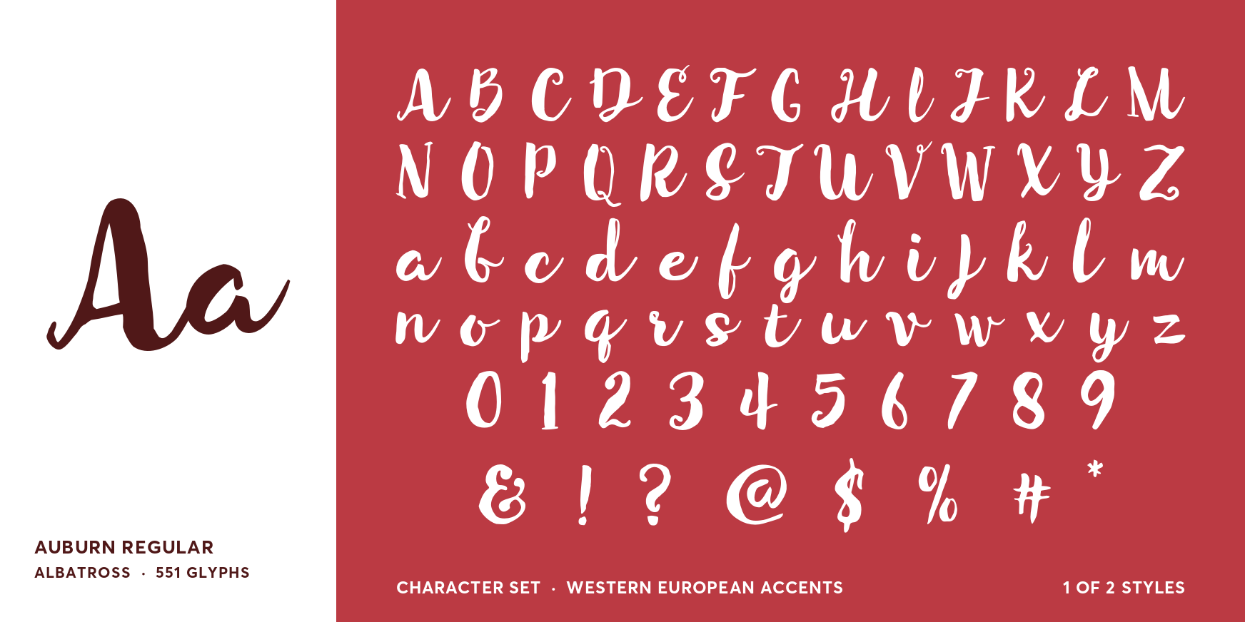 Auburn Regular Font Poster #4