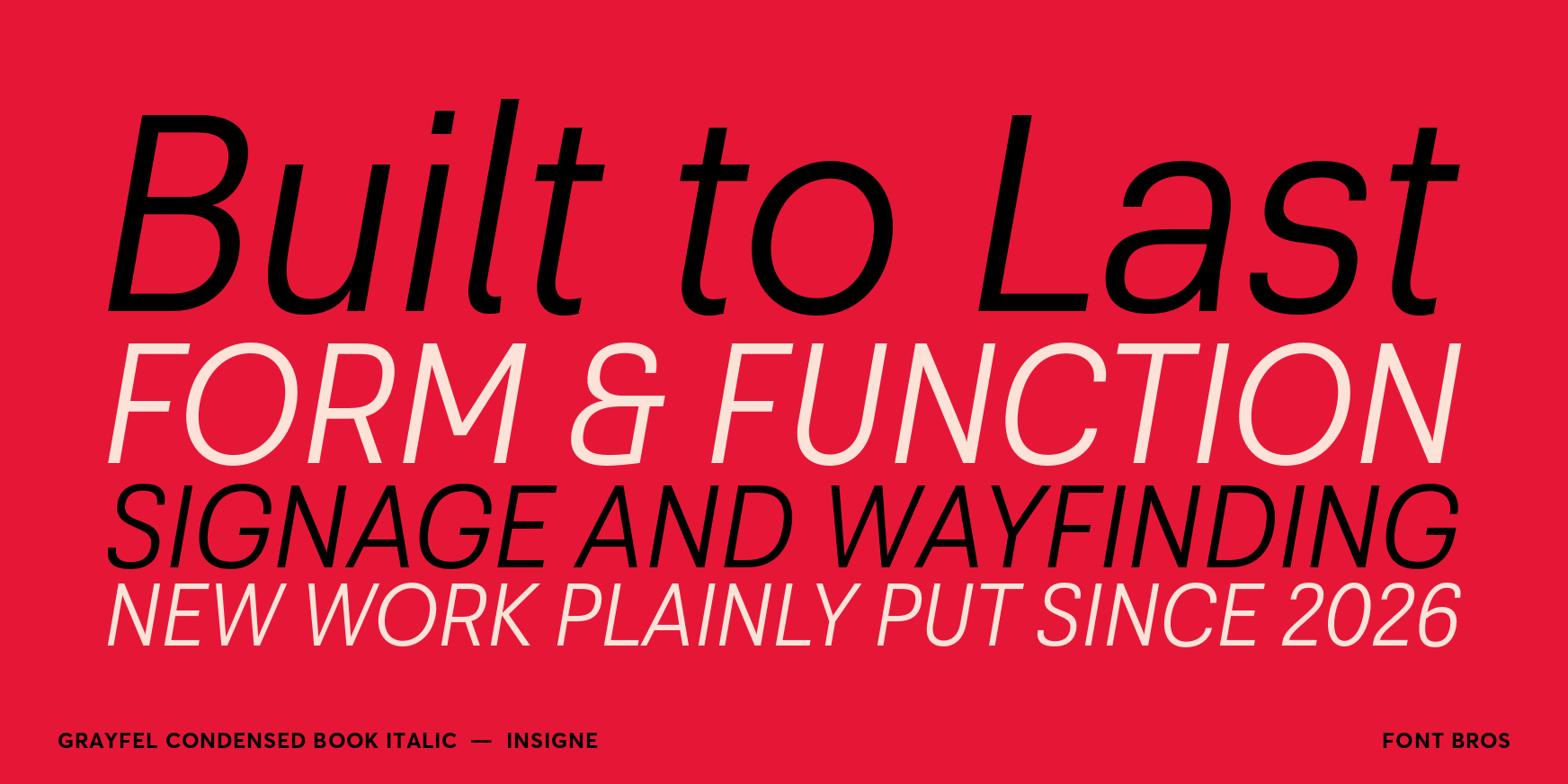 Grayfel Condensed Book Italic Thumbnail #2
