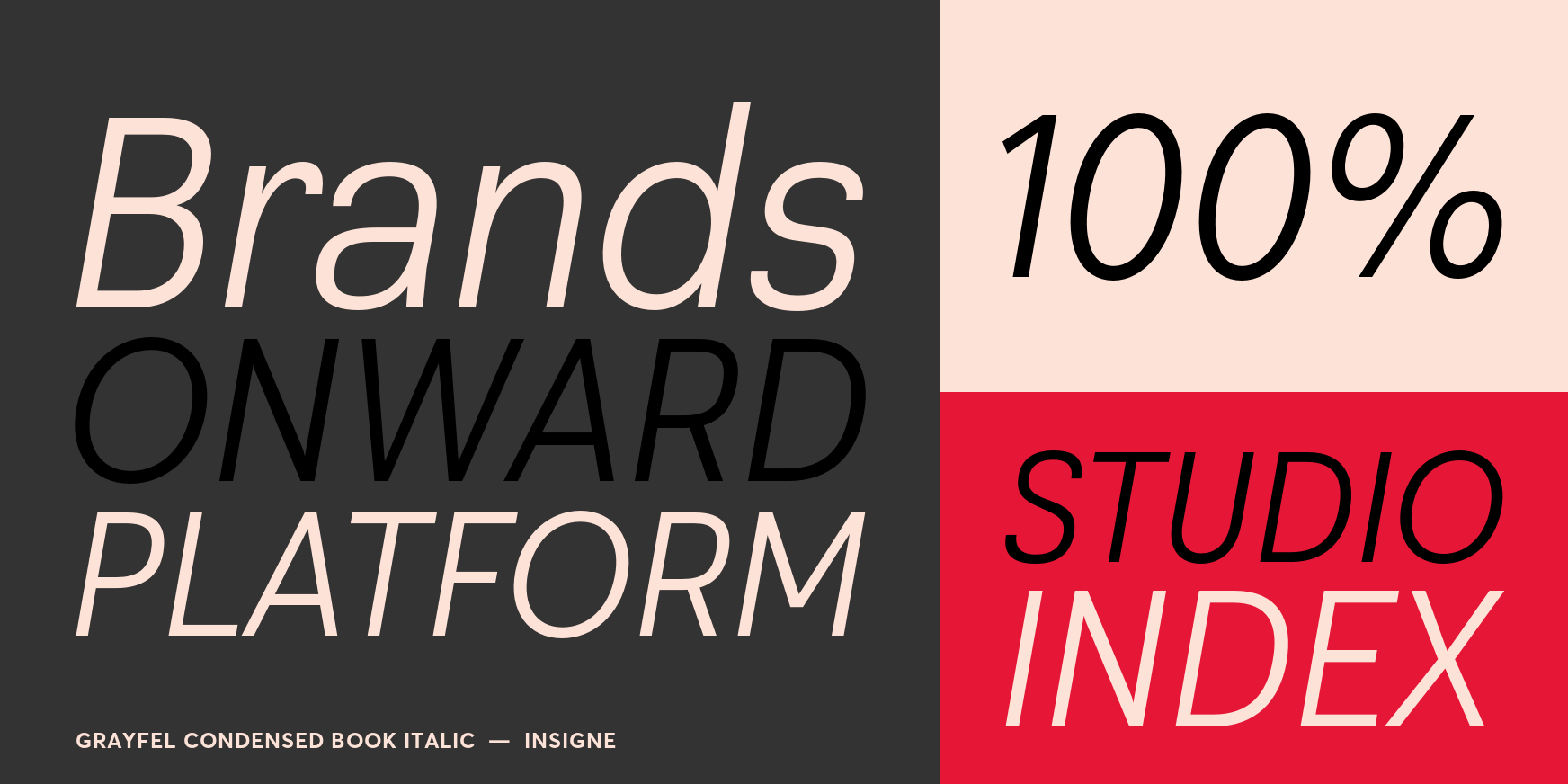 Grayfel Condensed Book Italic Font Poster #3