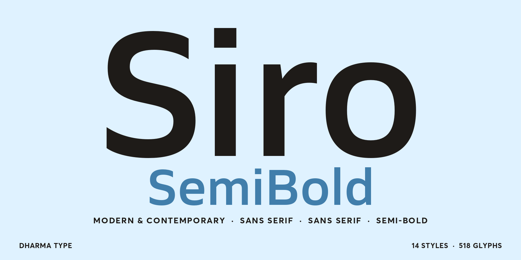 Siro SemiBold Thumbnail #1