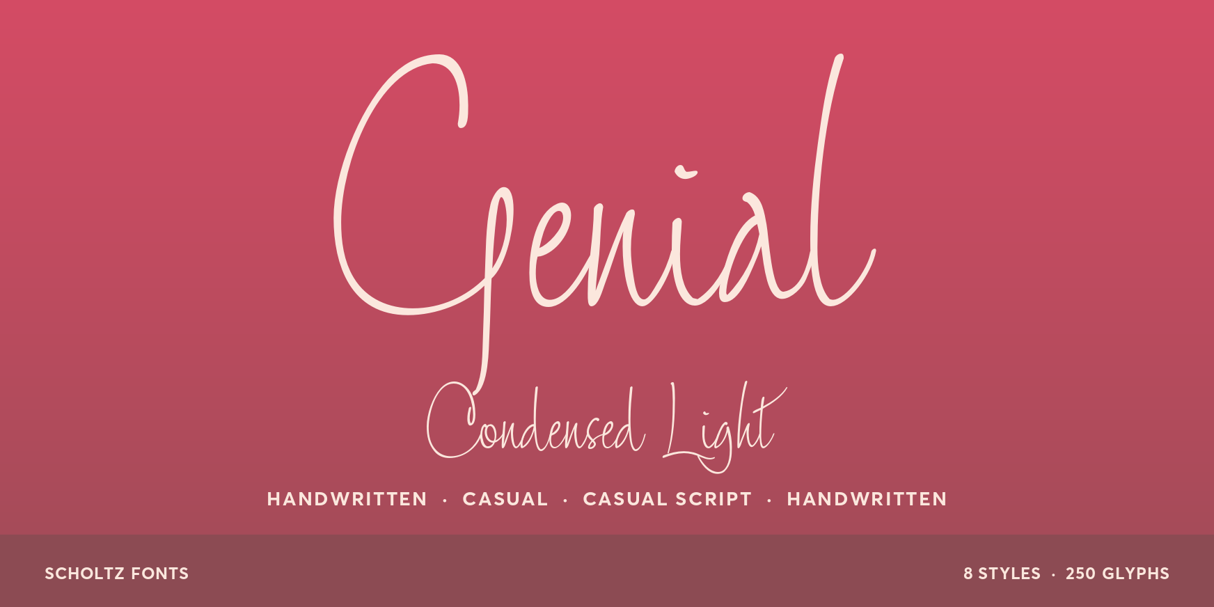Genial Condensed Light Thumbnail #1