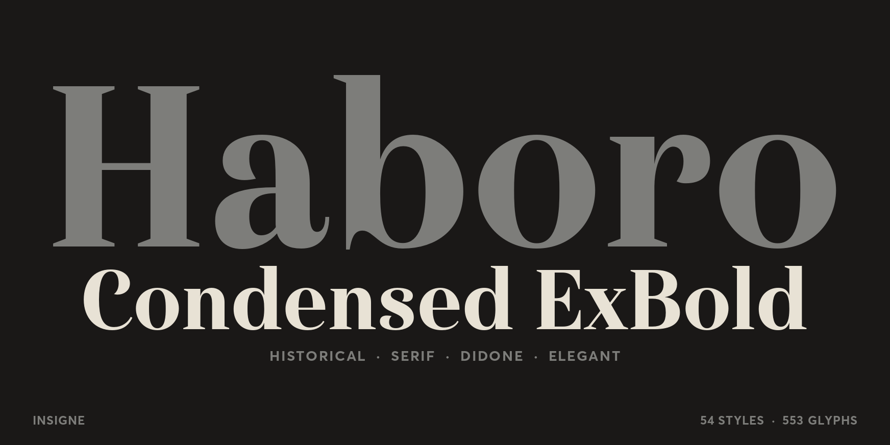 Haboro Condensed ExBold Thumbnail #1
