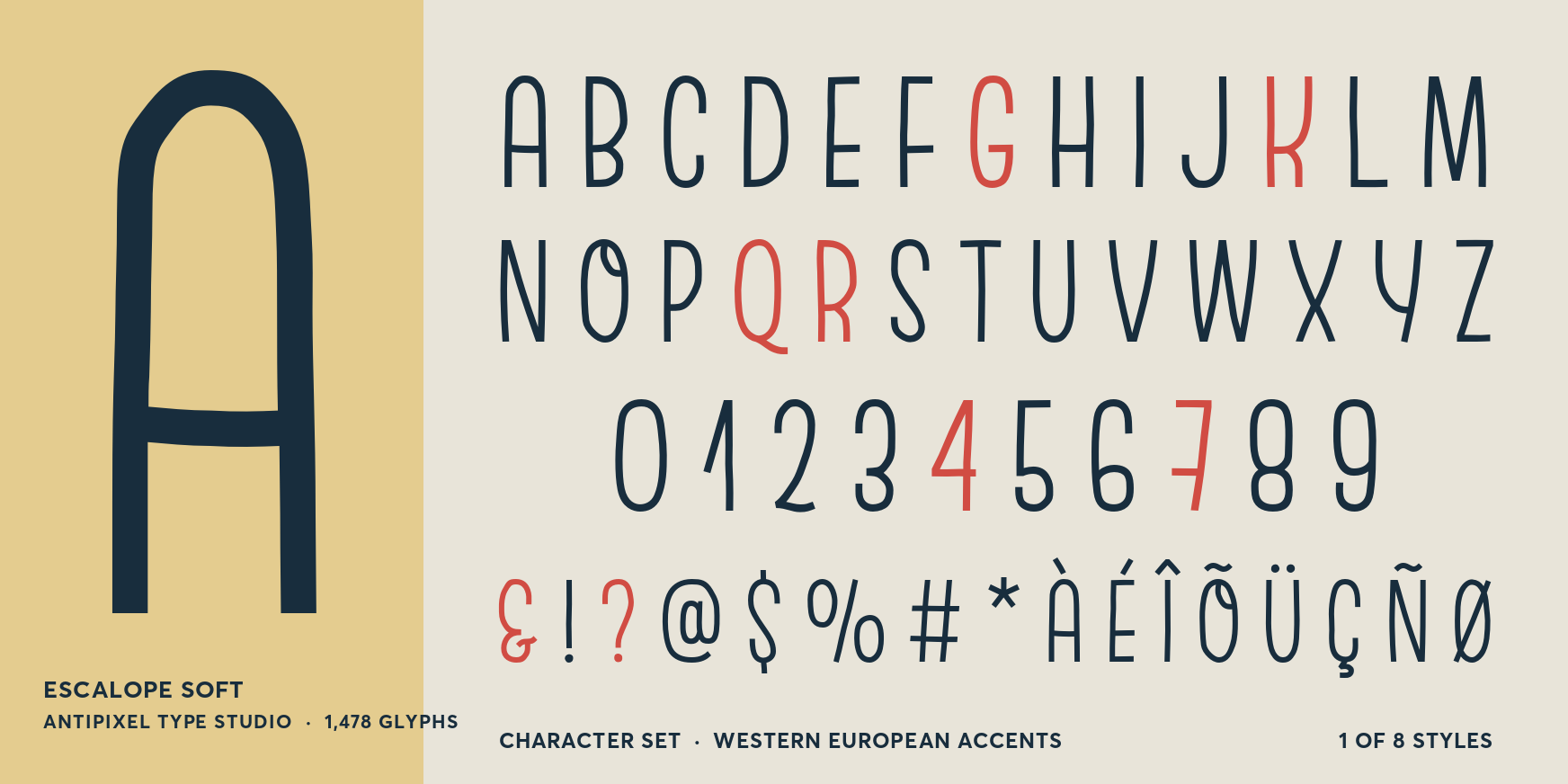 Escalope Soft Font Poster #4