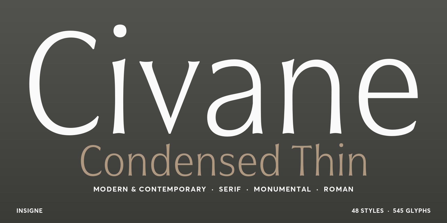 Civane Condensed Thin Thumbnail #1