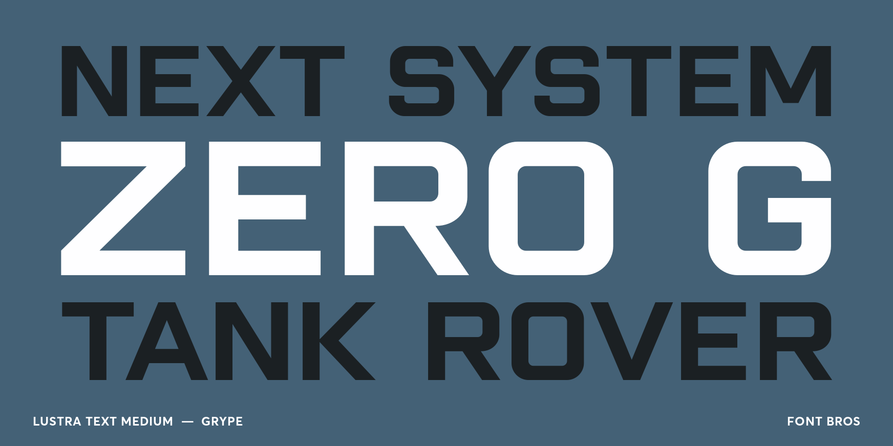 Lustra Text Medium Font Poster #2