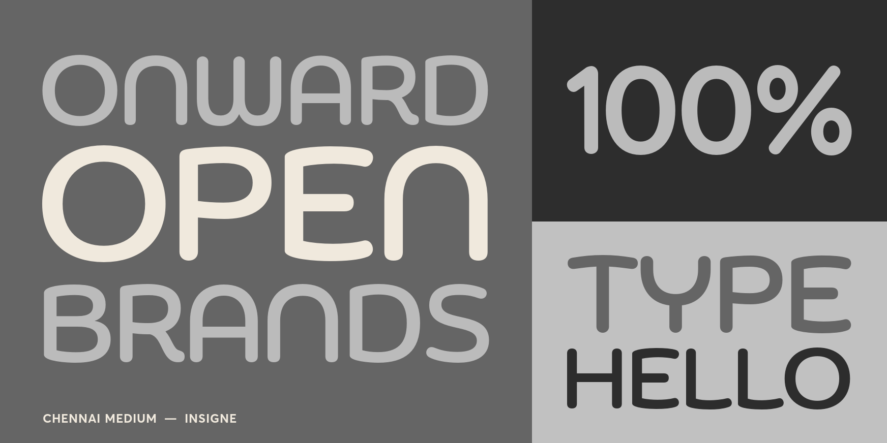 Chennai Medium Font Poster #3