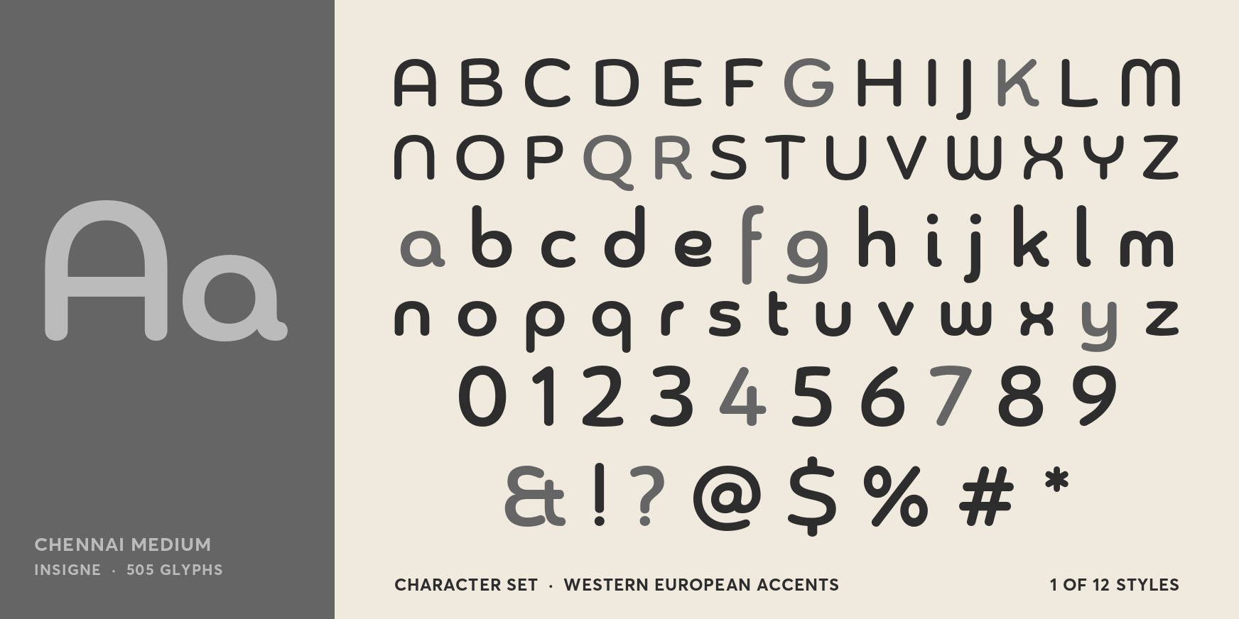 Chennai Medium Font Poster #4