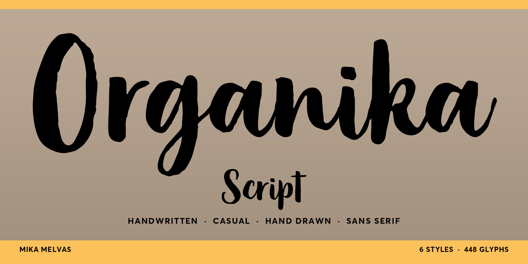 Organika Script Thumbnail #1