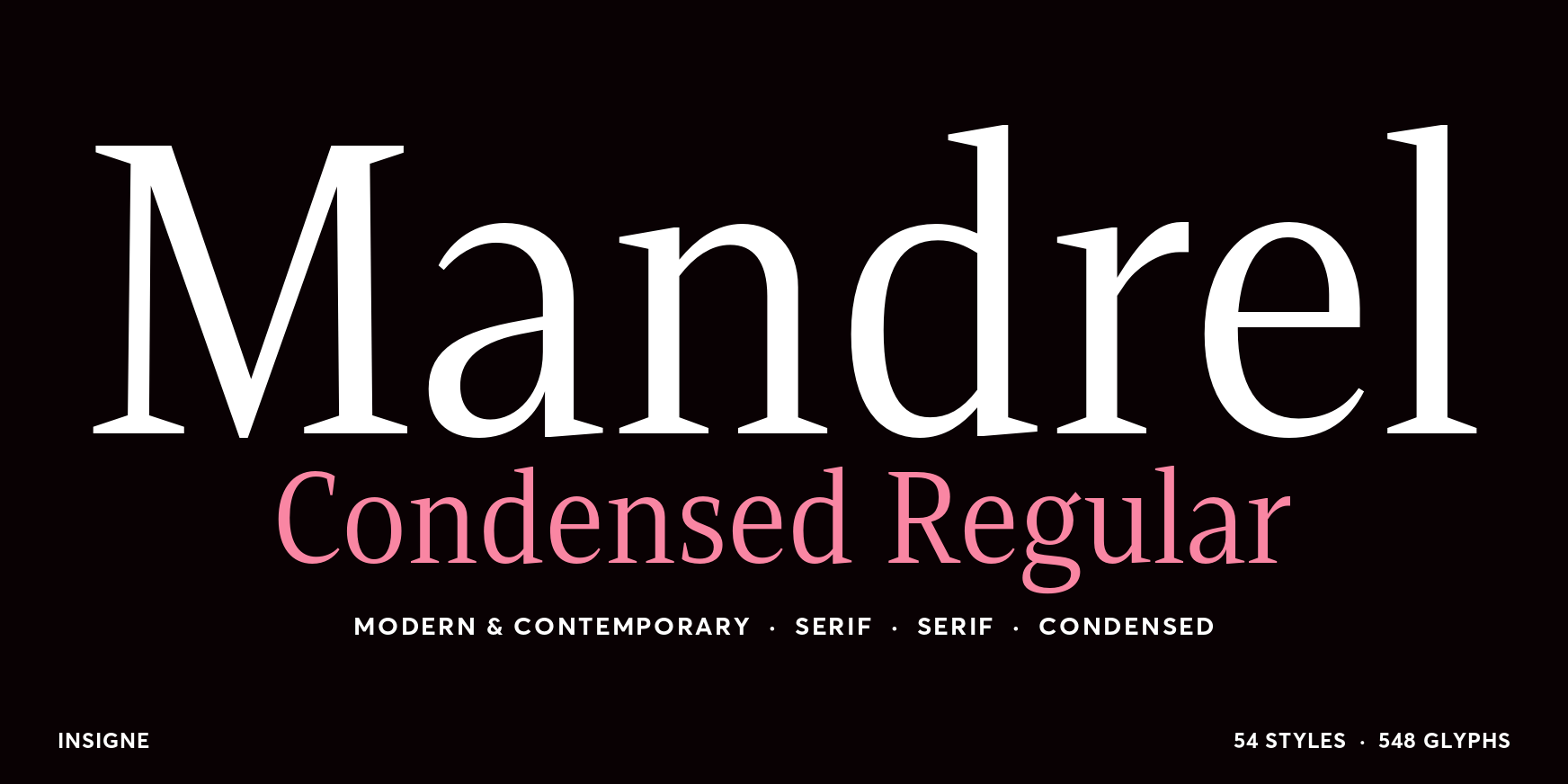 Mandrel Condensed Regular Thumbnail #1