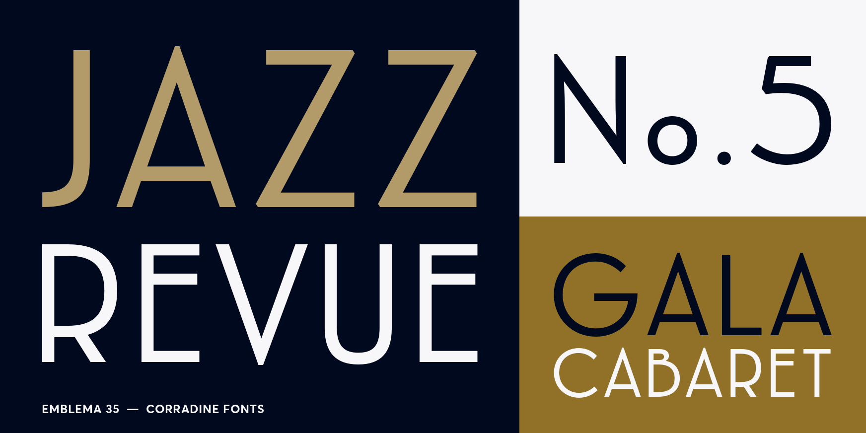 Emblema 35 Font Poster #3