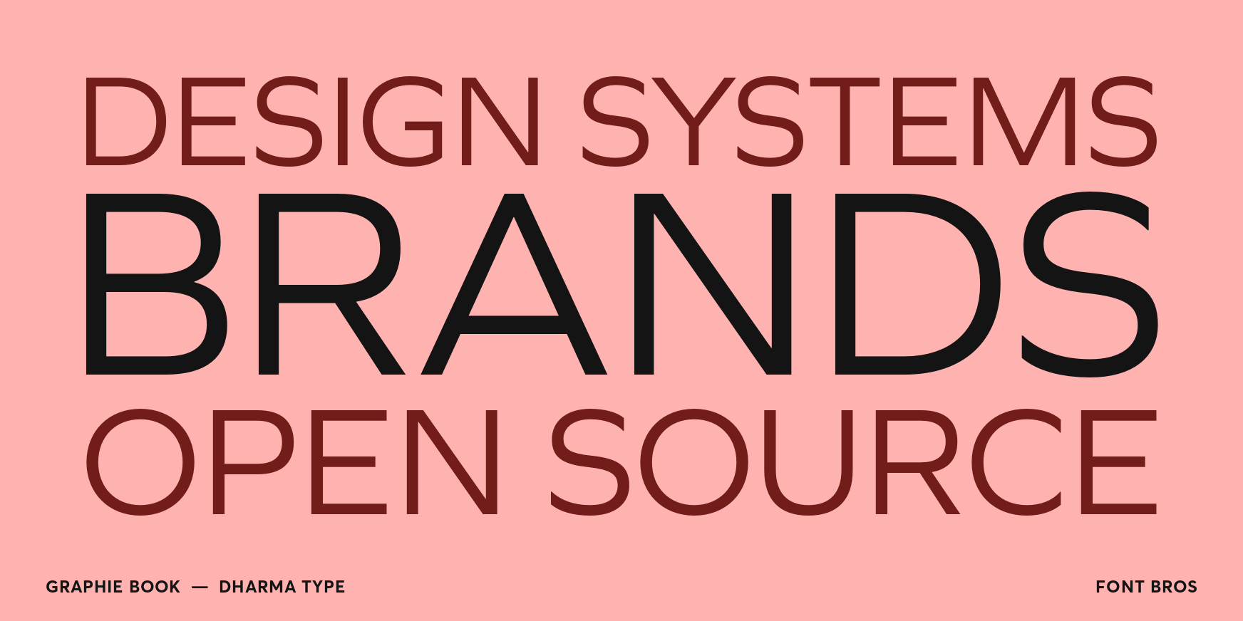 Graphie Book Font Poster #2