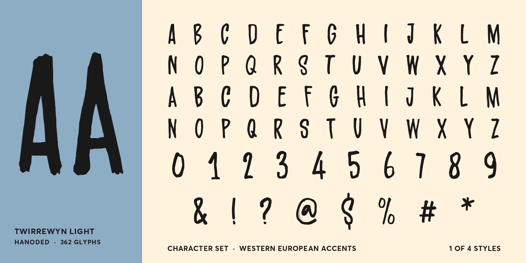 Twirrewyn Light Font Poster #4