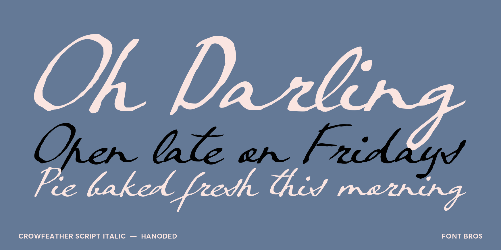 Crowfeather Script Italic Thumbnail #2