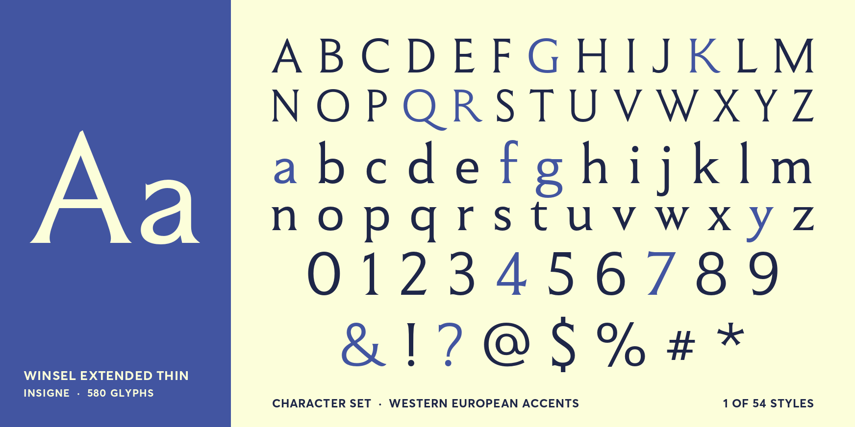 Winsel Extended Thin Font Poster #4