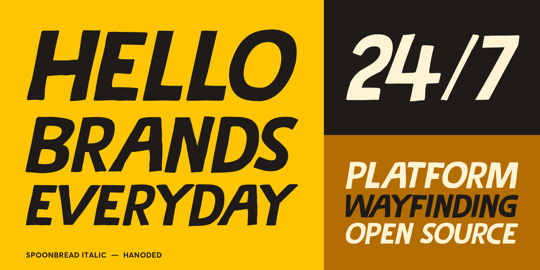 Spoonbread Italic Font Poster #3