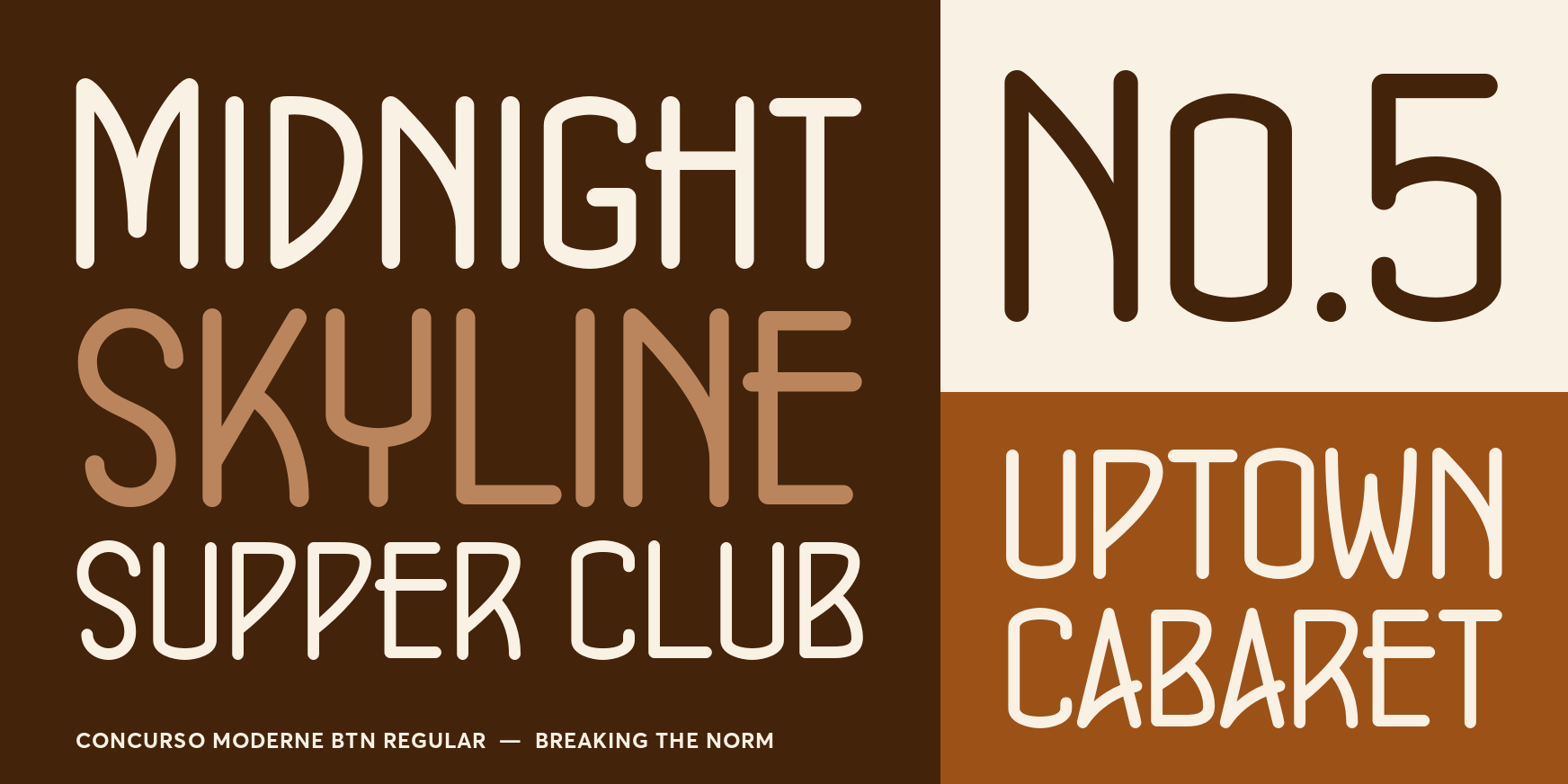 Concurso Moderne BTN Regular Font Poster #3