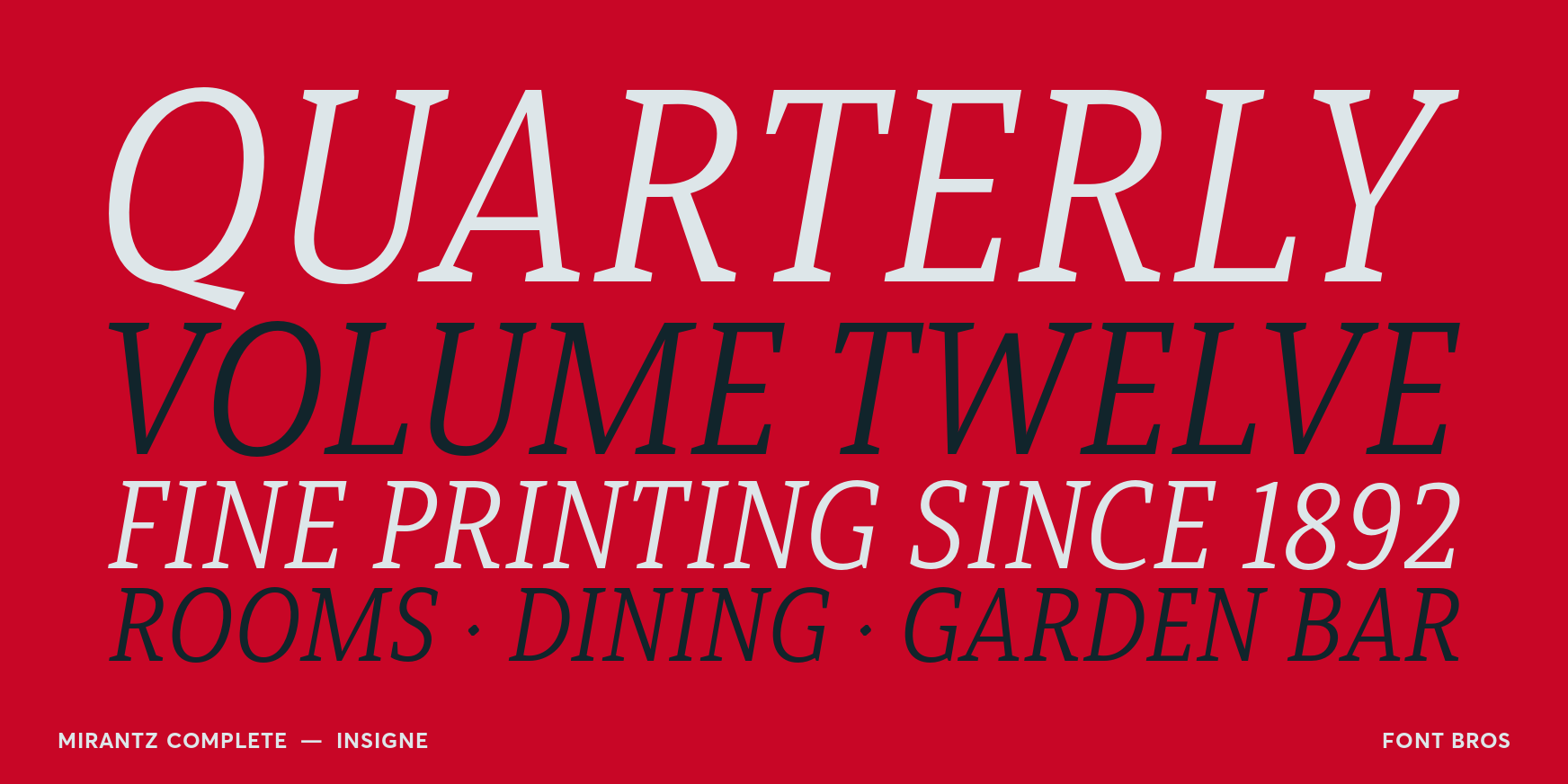 Mirantz Norm Light Italic Font Poster #2