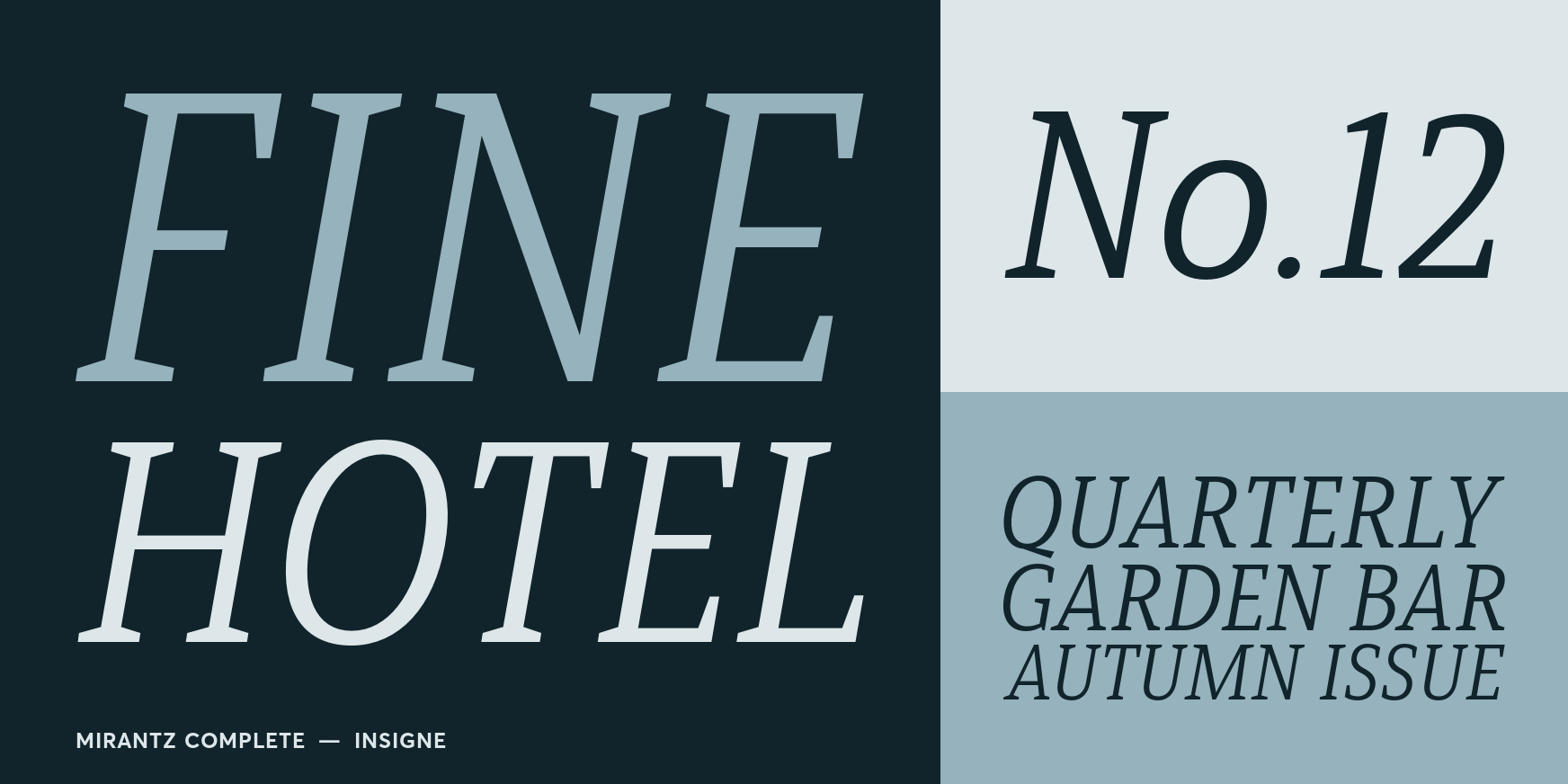 Mirantz Norm Light Italic Font Poster #3