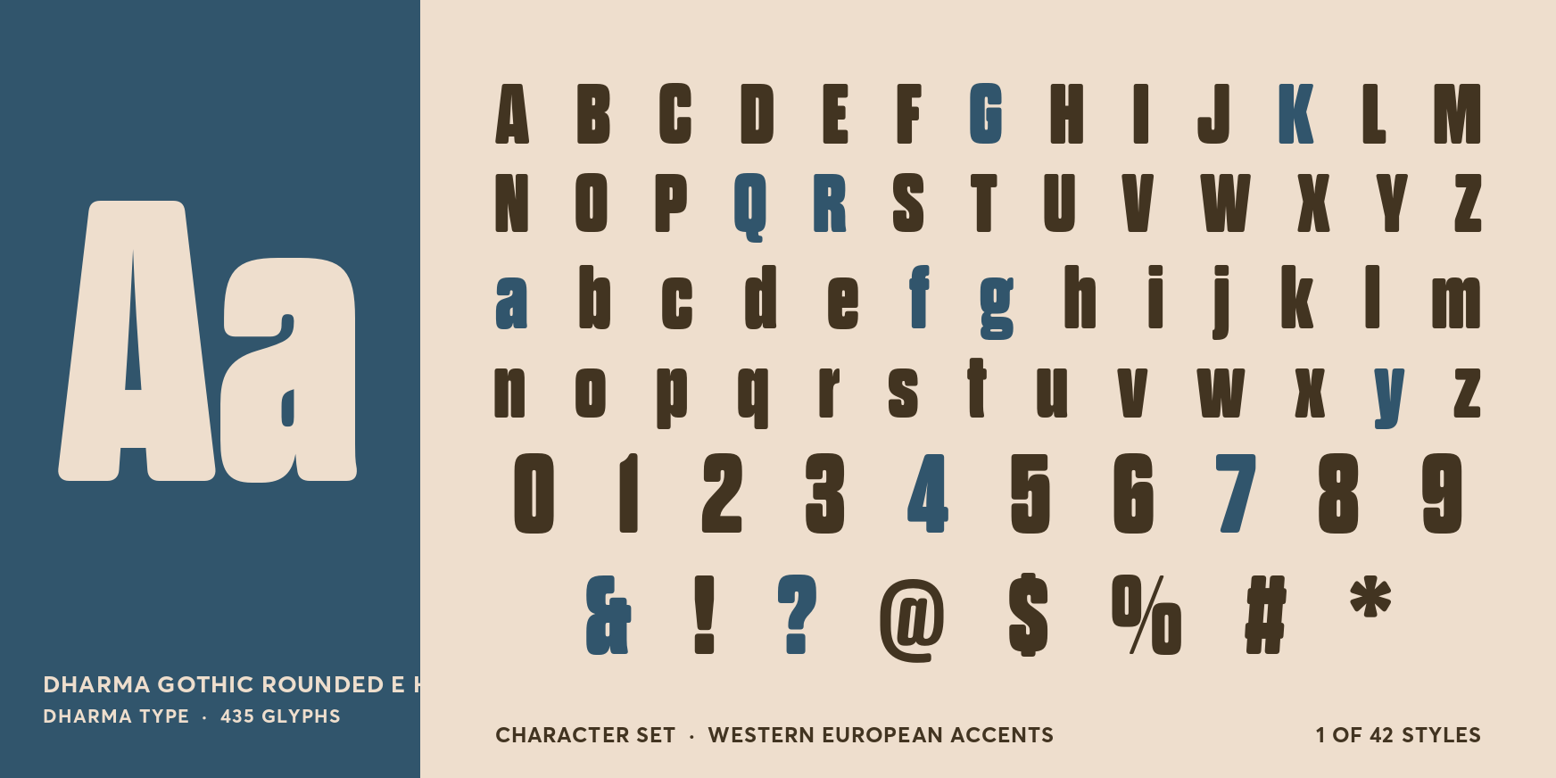Dharma Gothic Rounded E Heavy Font Poster #4