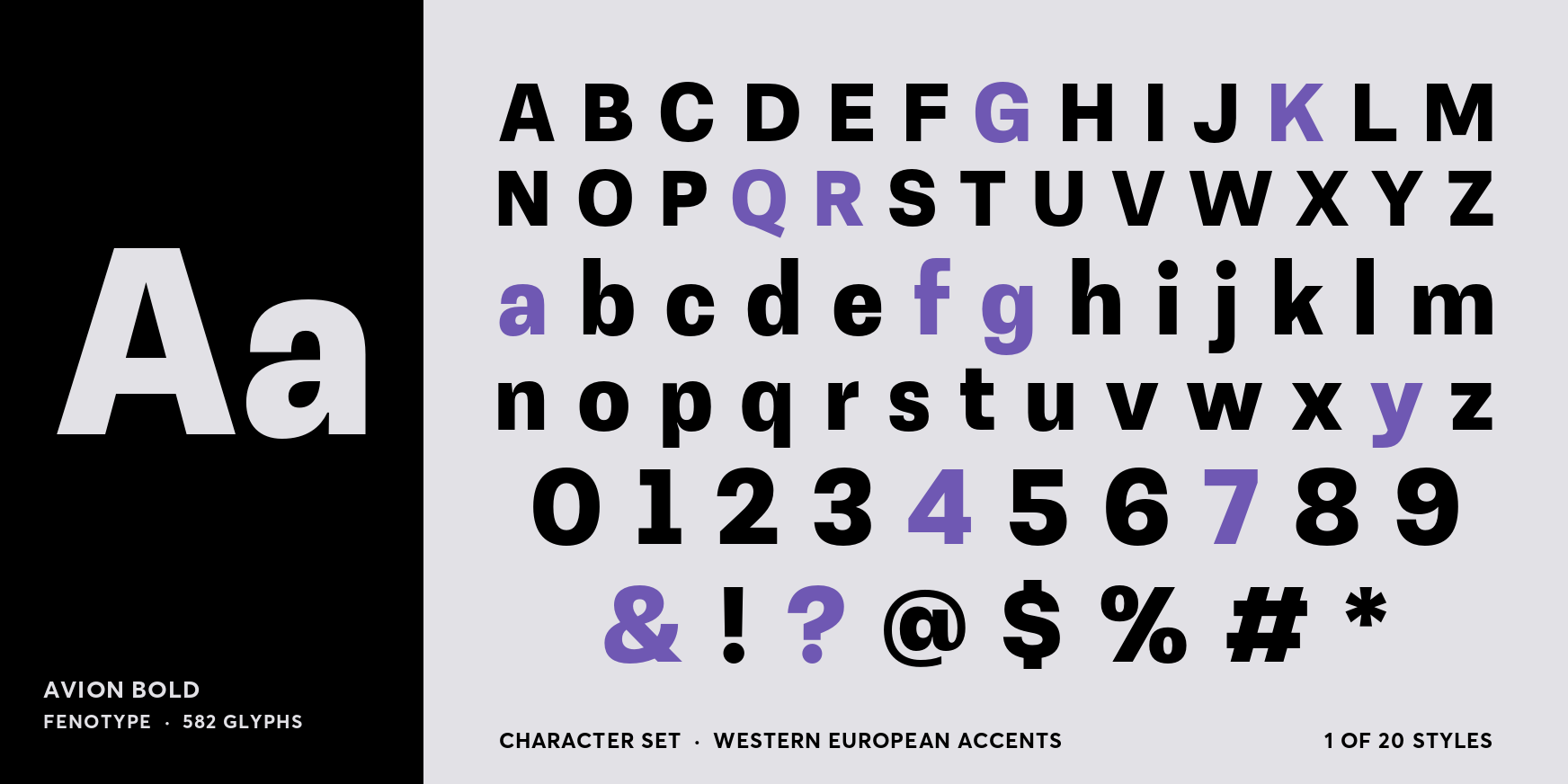 Avion Bold Font Poster #4