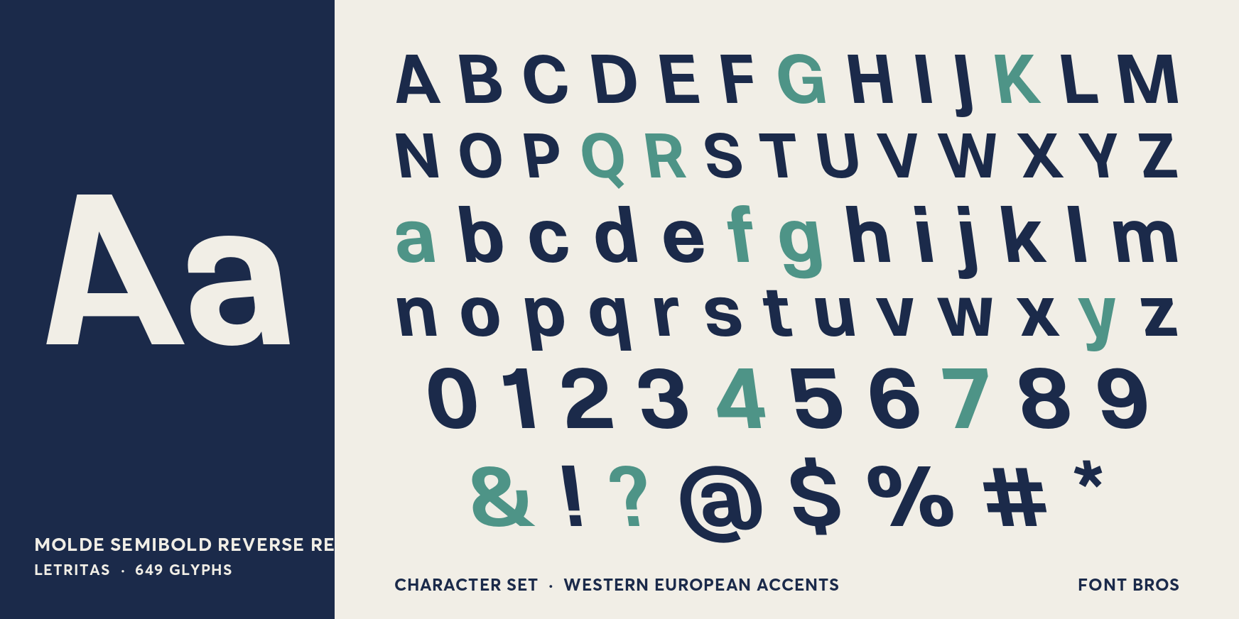 Molde Semibold Reverse Regular Font Poster #4