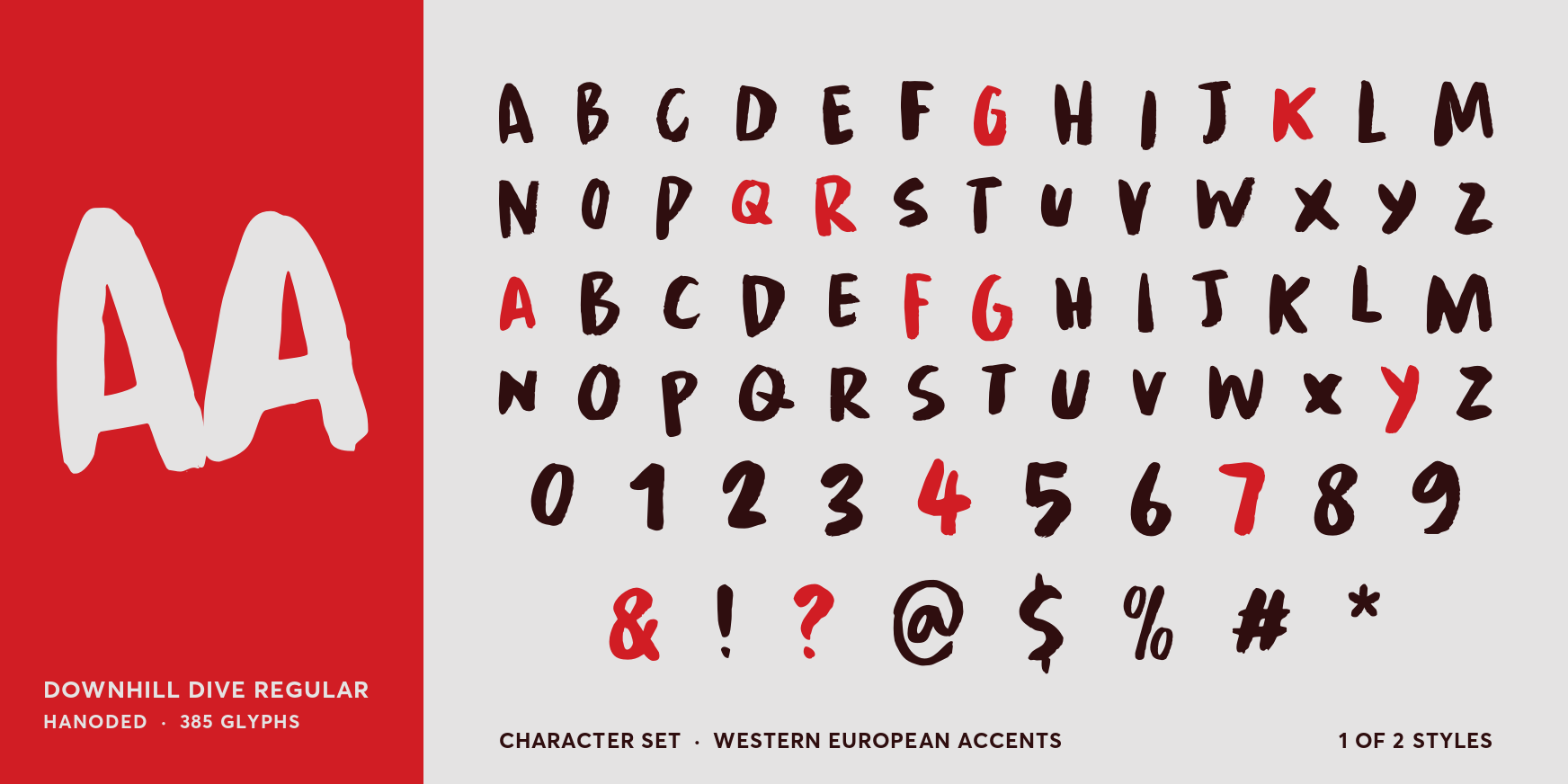 Downhill Dive Regular Font Poster #4
