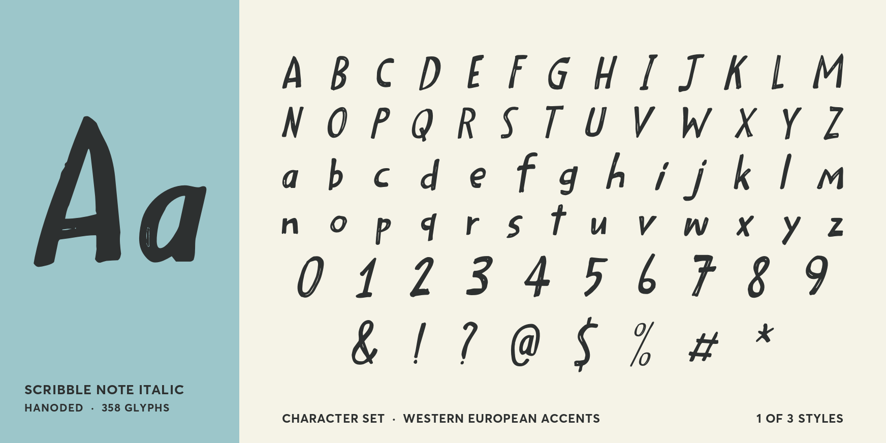 Scribble Note Italic Thumbnail #4