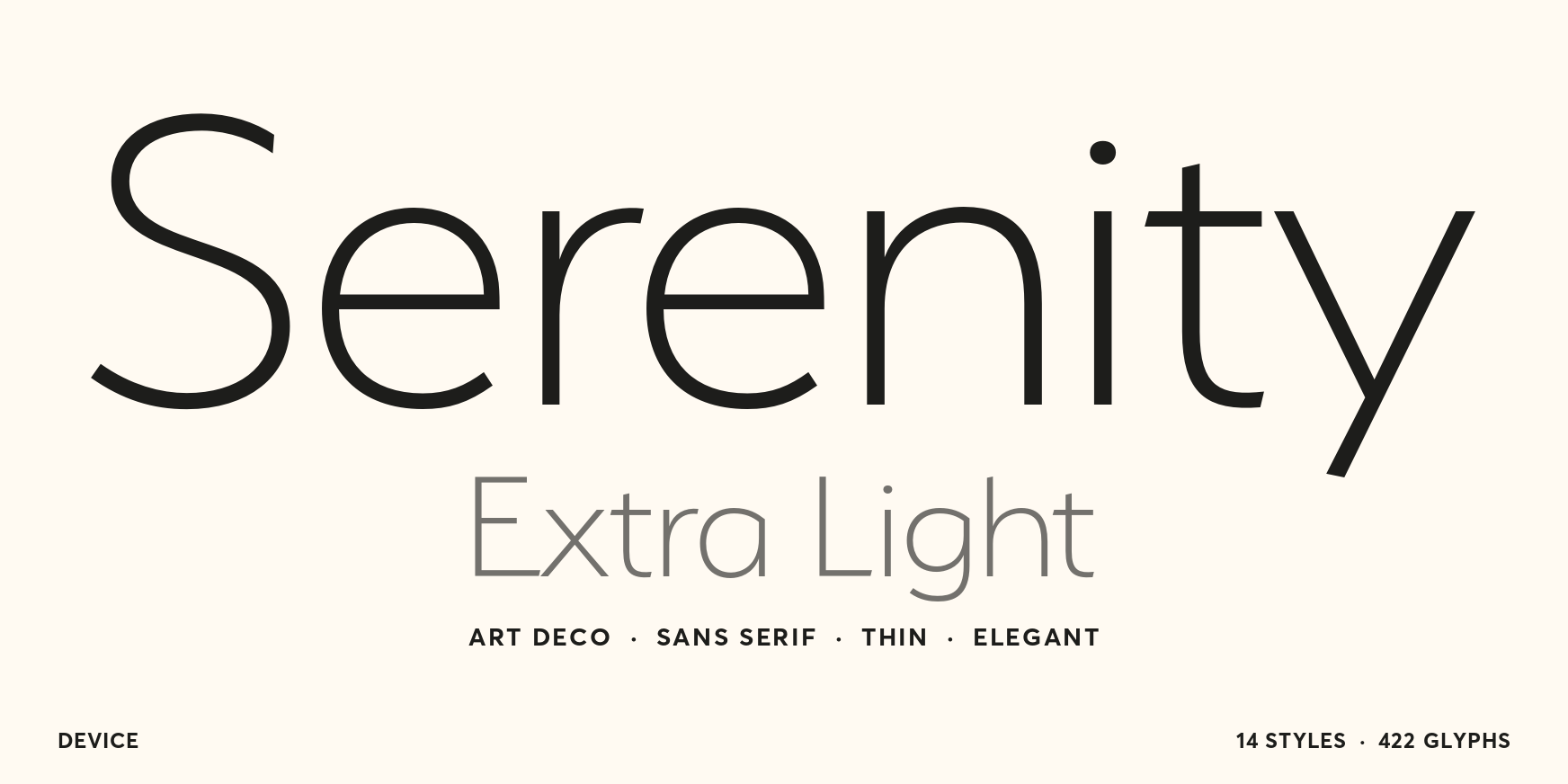 Serenity Extra Light Thumbnail #1