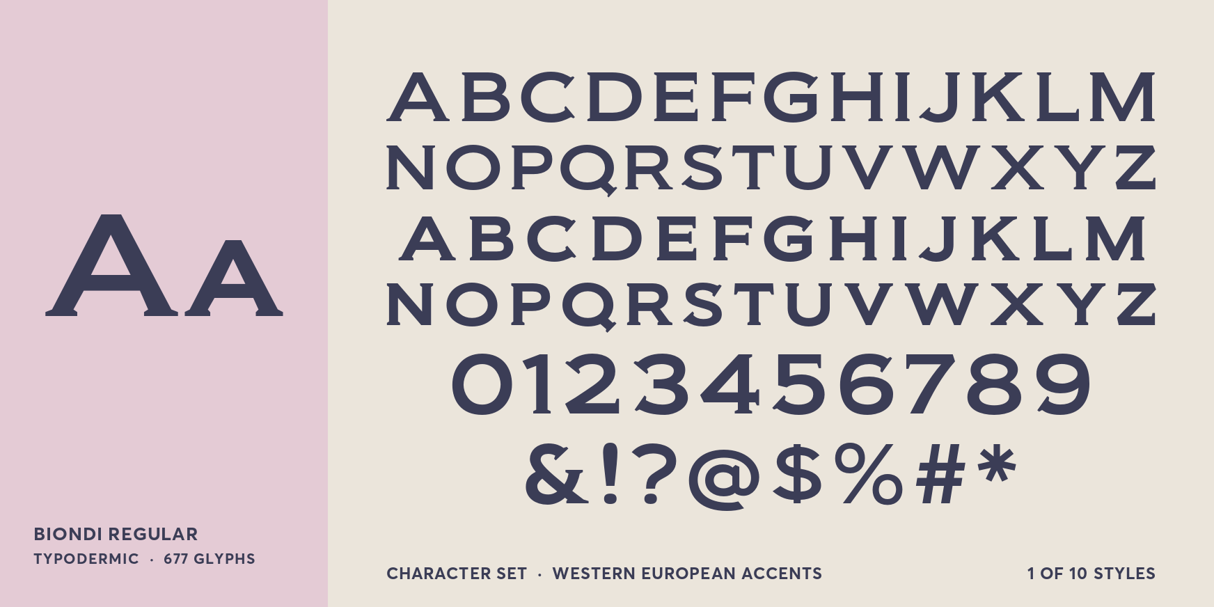 Biondi Regular Font Poster #4
