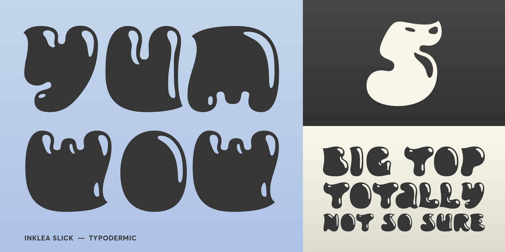 Inklea Slick Font Poster #3