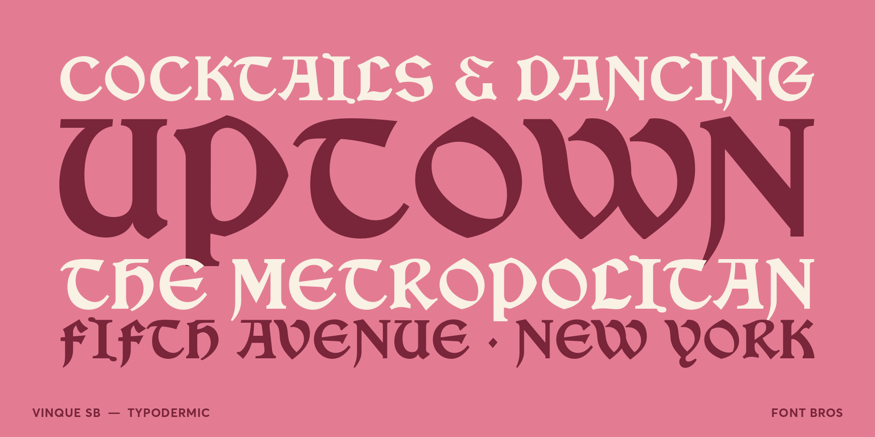 Vinque Sb Font Poster #2