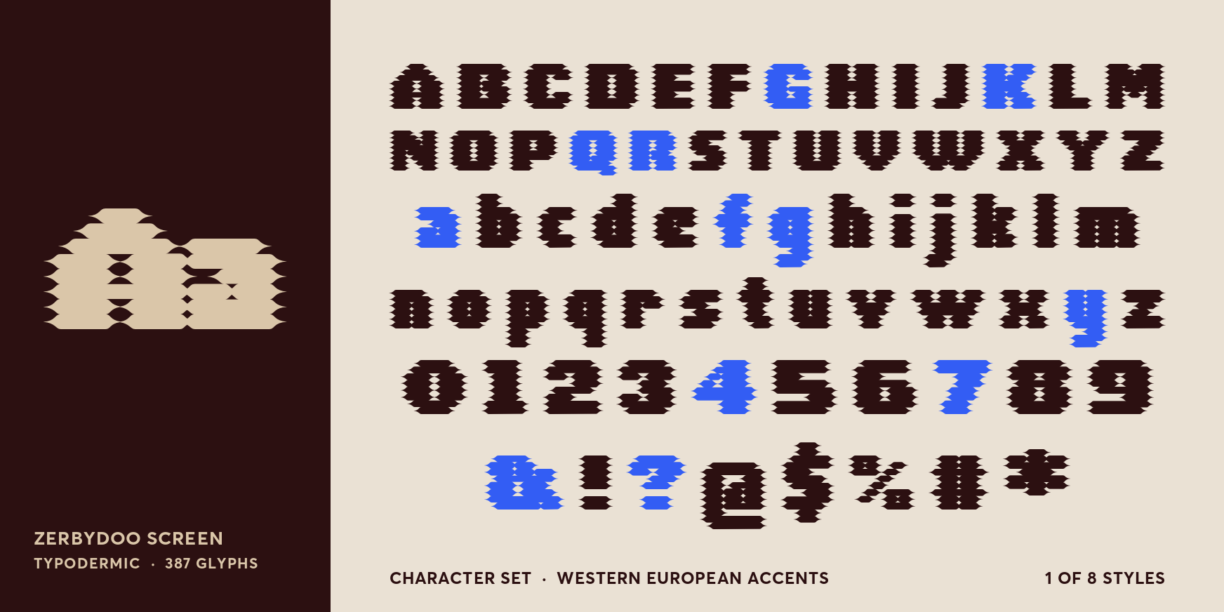 Zerbydoo Screen Font Poster #4