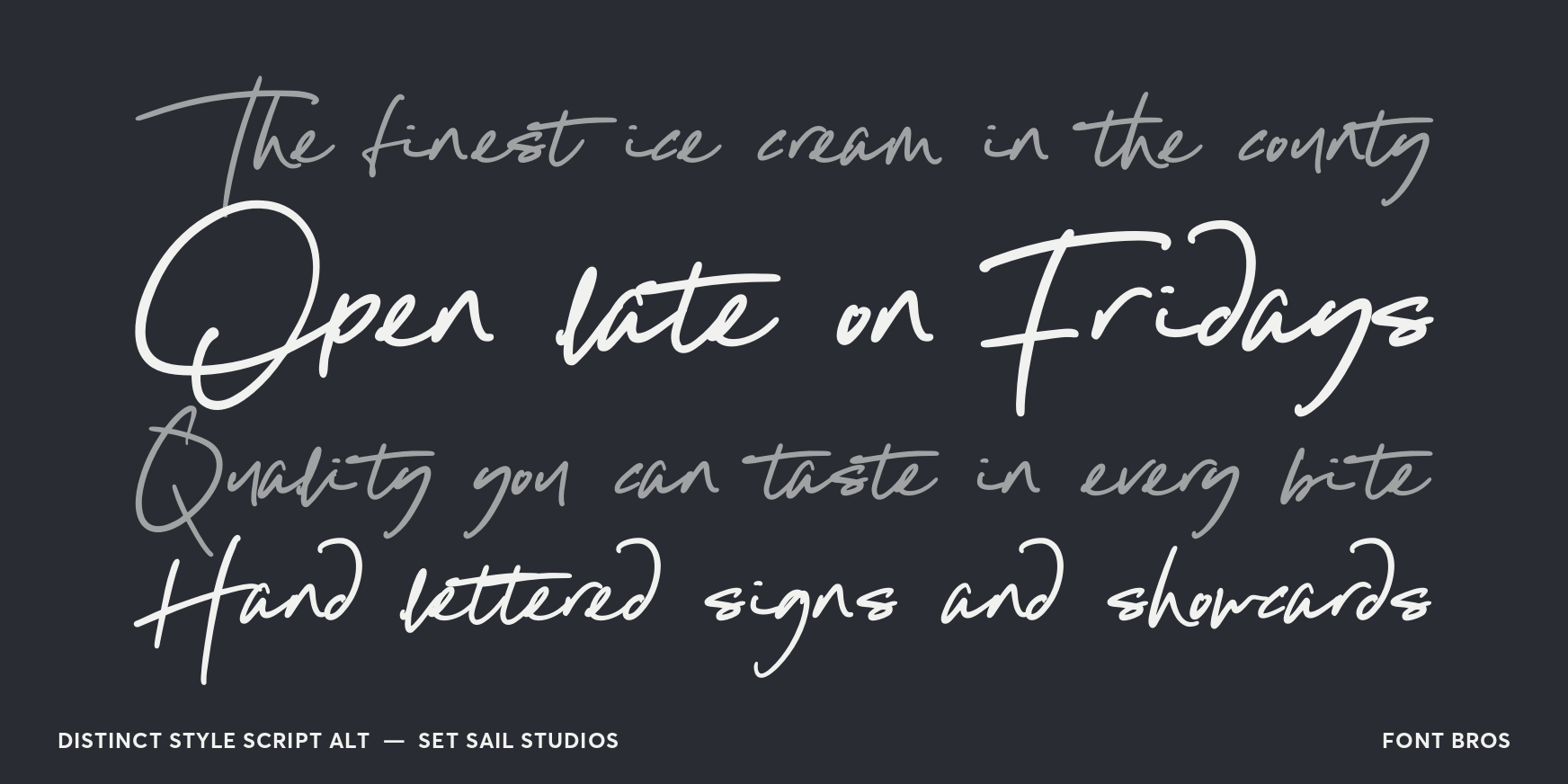 Distinct Style Script Alt Thumbnail #2