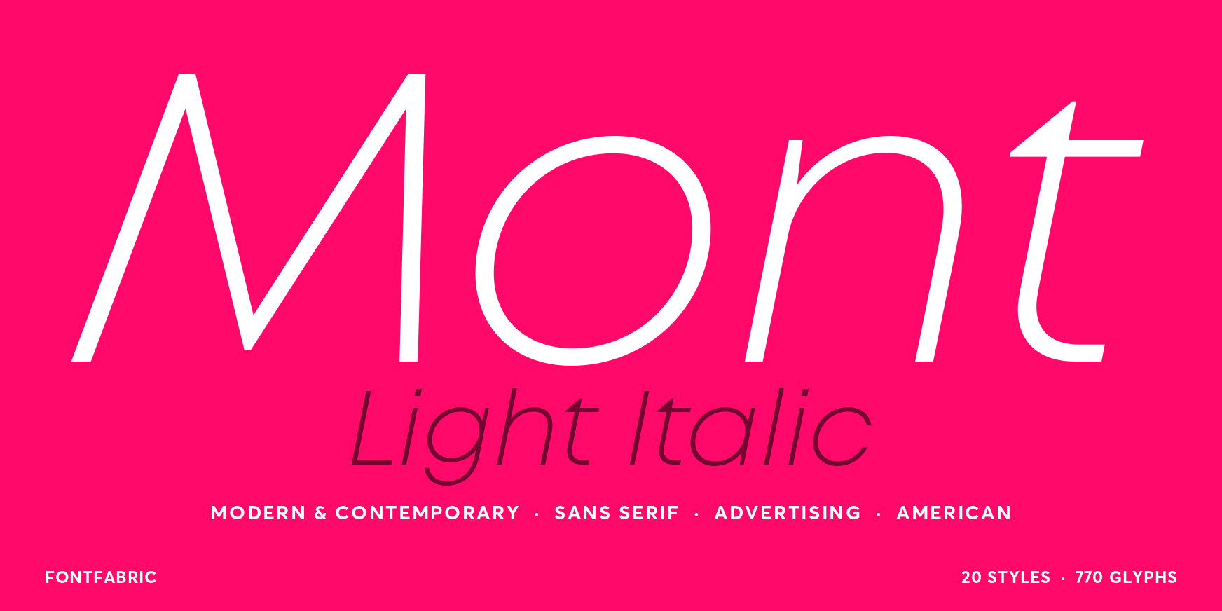 Mont Light Italic Thumbnail #1