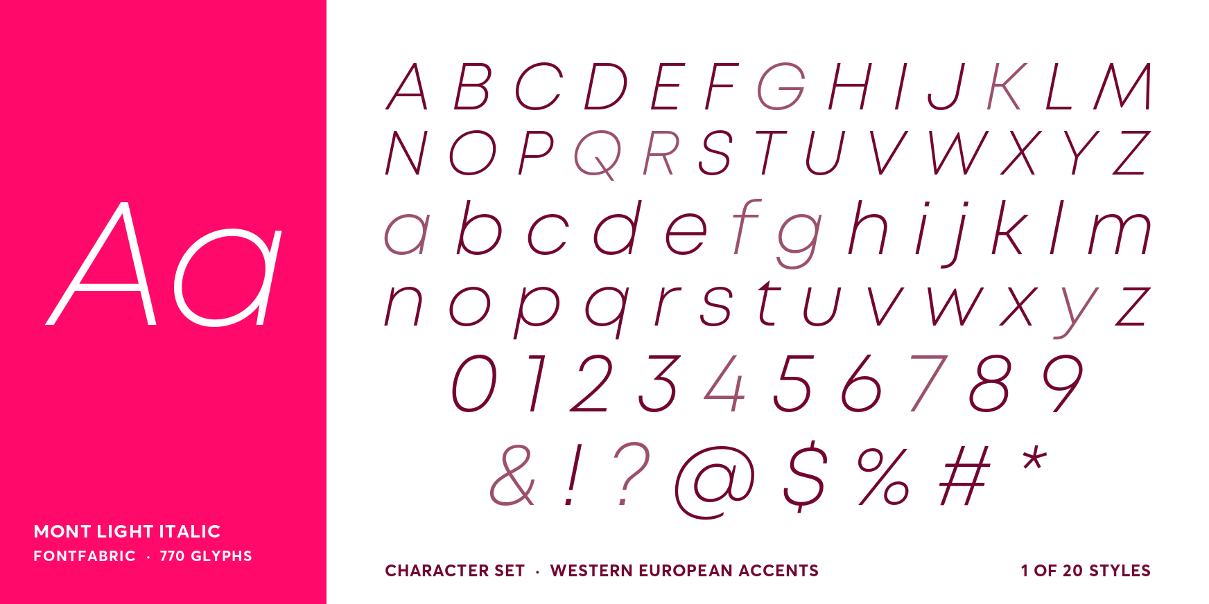 Mont Light Italic Thumbnail #4