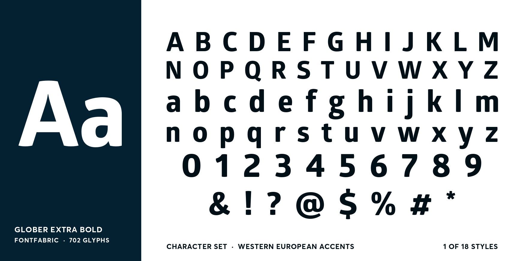 Glober Extra Bold Font Poster #4