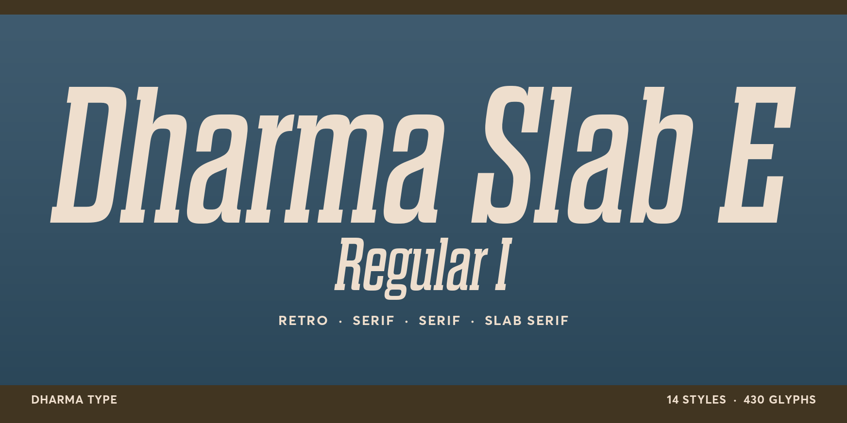Dharma Slab E Regular I Thumbnail #1