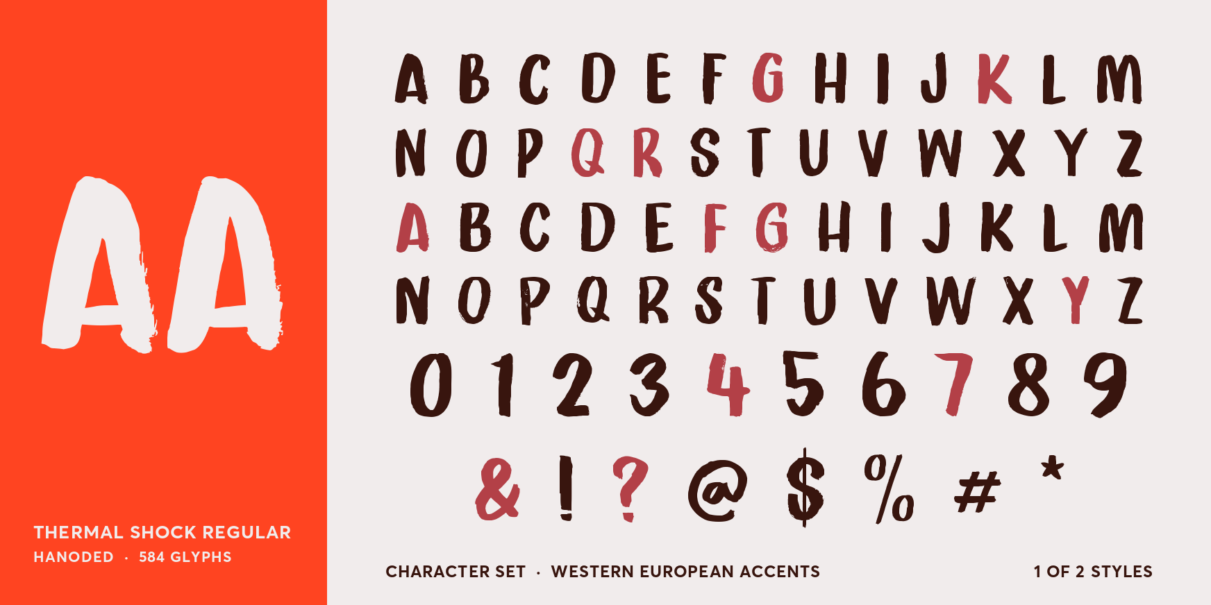 Thermal Shock Regular Font Poster #4