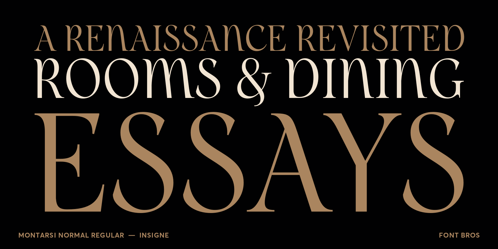 Montarsi Normal Regular Font Poster #2