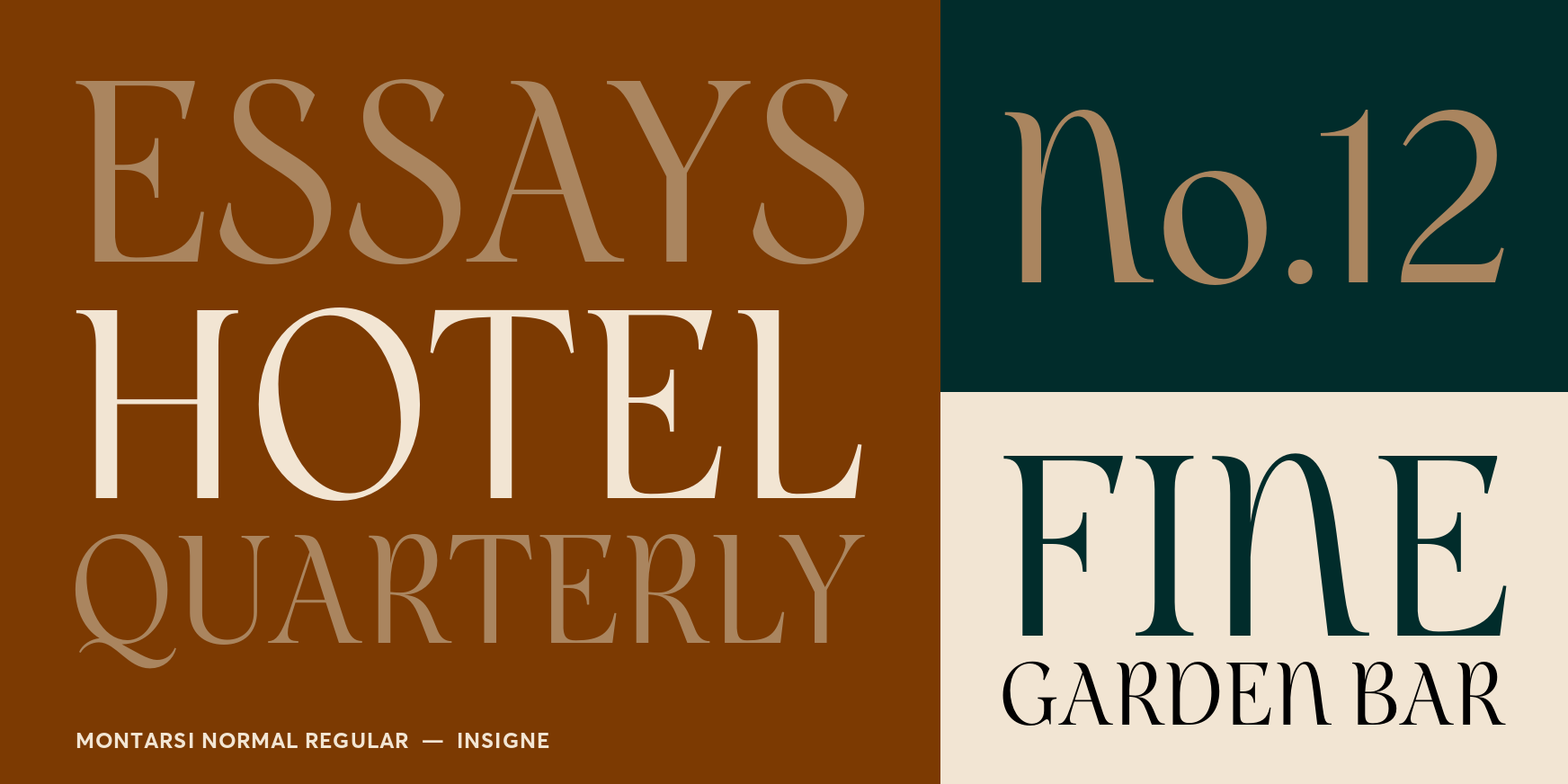 Montarsi Normal Regular Font Poster #3