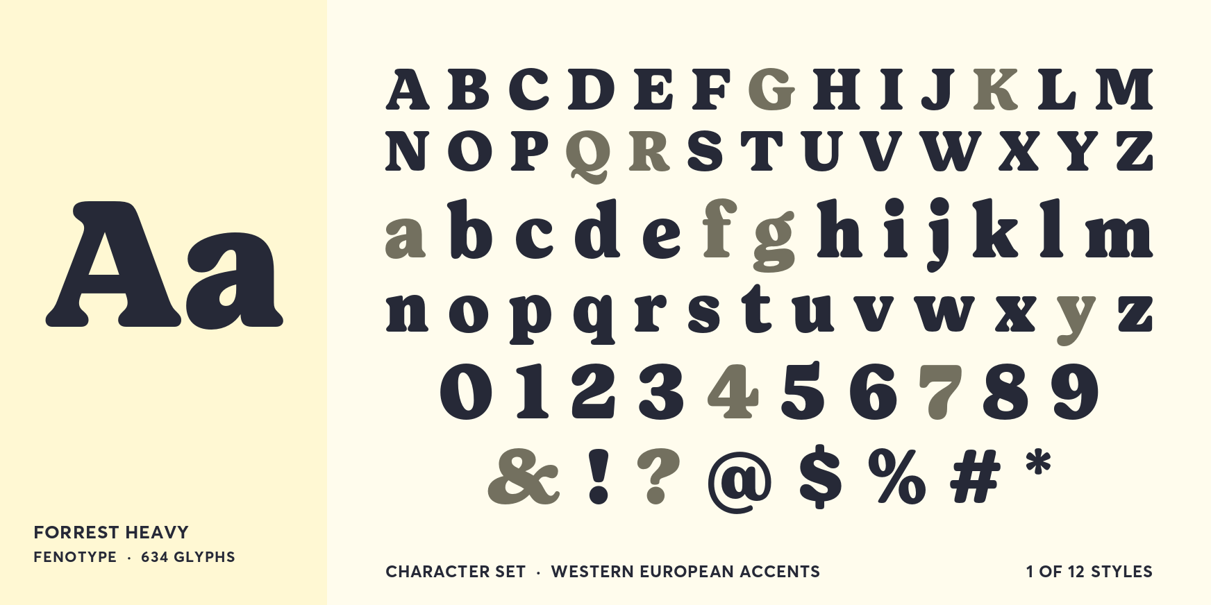 Forrest Heavy Font Poster #4