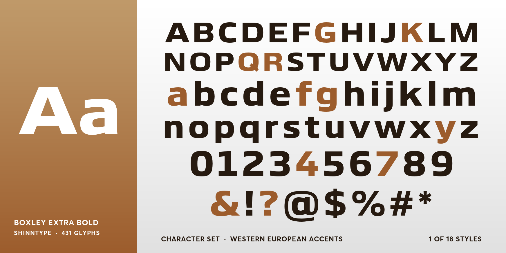 Boxley Extra Bold Font Poster #4