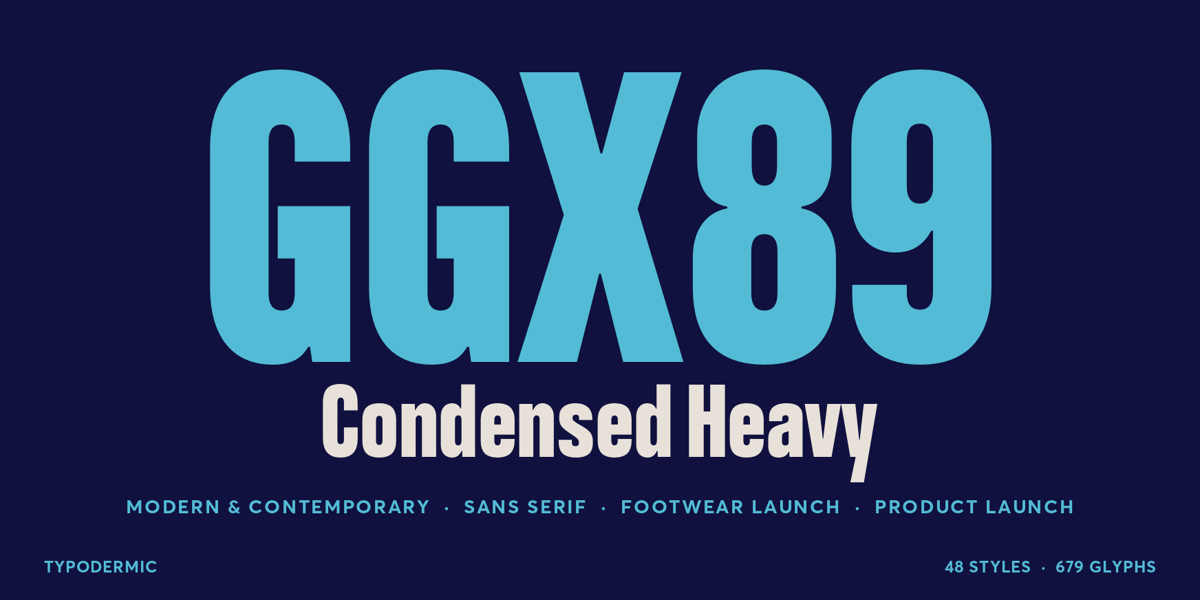 GGX89 Condensed Heavy Thumbnail #1