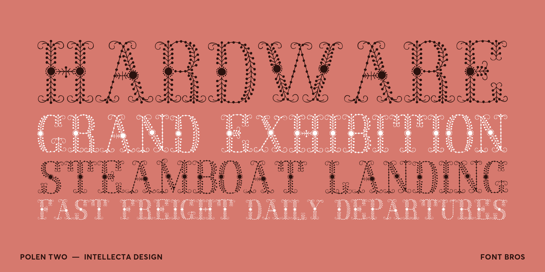 Polen Two Font Poster #2