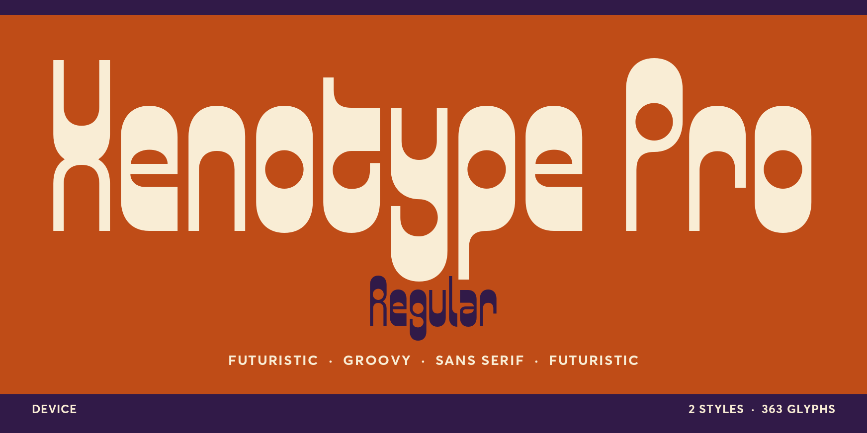 Xenotype Pro Regular Thumbnail #1