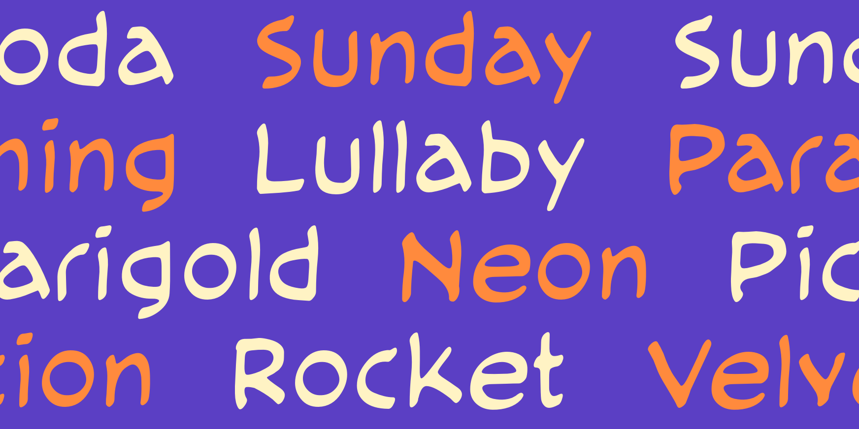 Cloudsplitter BB Font Poster #3